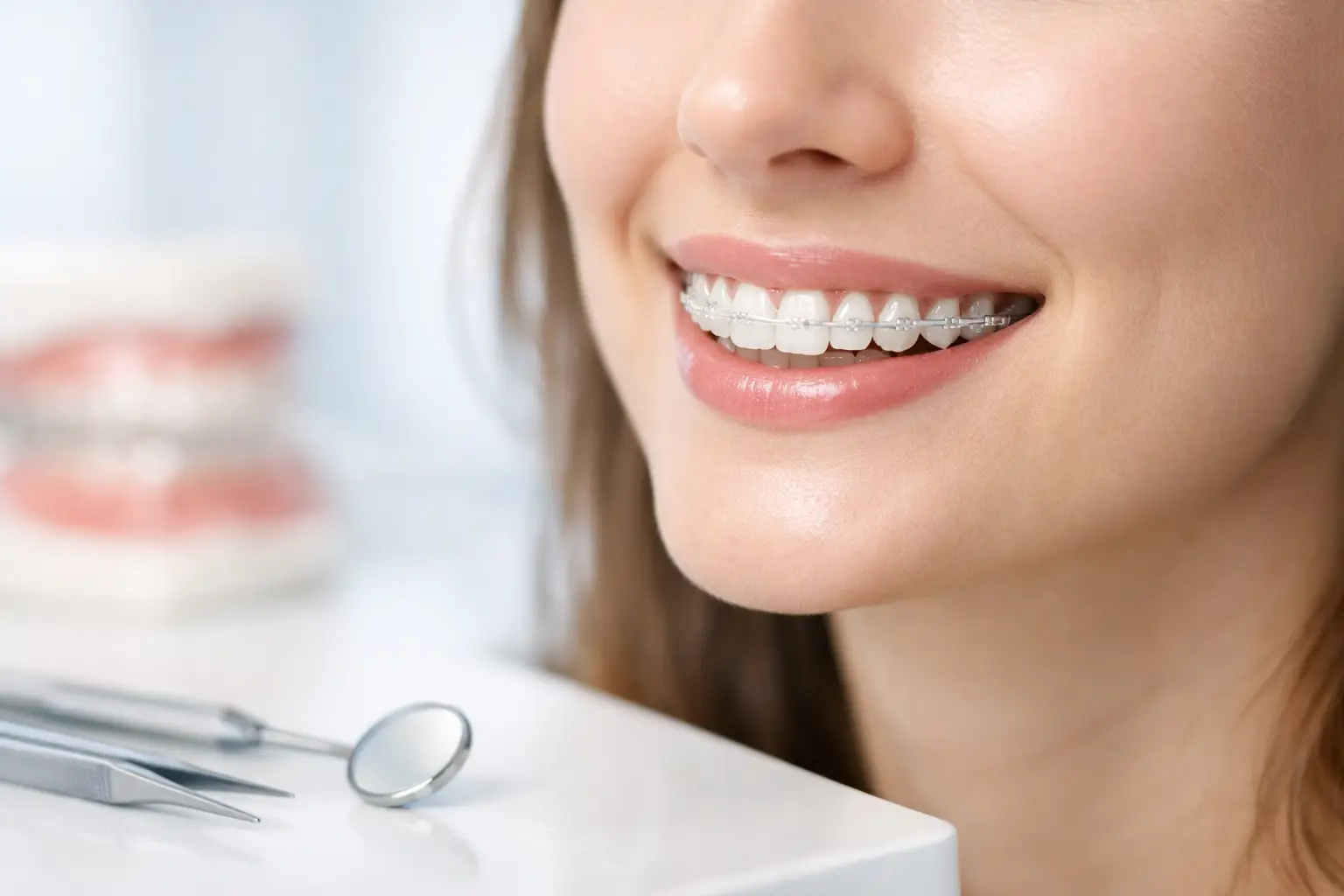 Brackets de ortodoncia para una sonrisa discreta