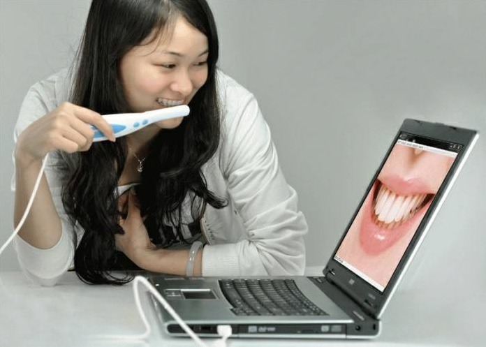 imagen muestra toma de scanner dental en Bogotá 