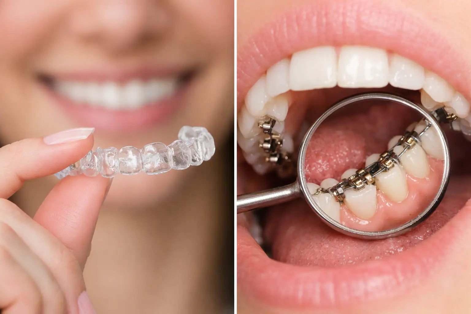 Invisalign o ortodoncia lingual: qué elegir